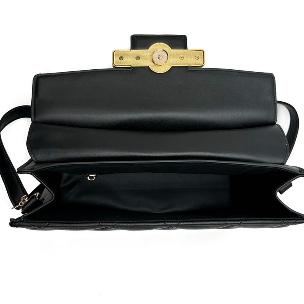 Valentino Orlandi Vegan Leather Quilted Crossbody Bag - Picture 11 of 16